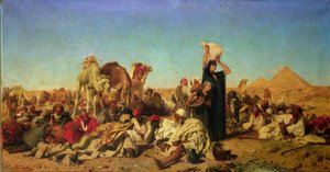Egyptian Encampment by Leopold Muller